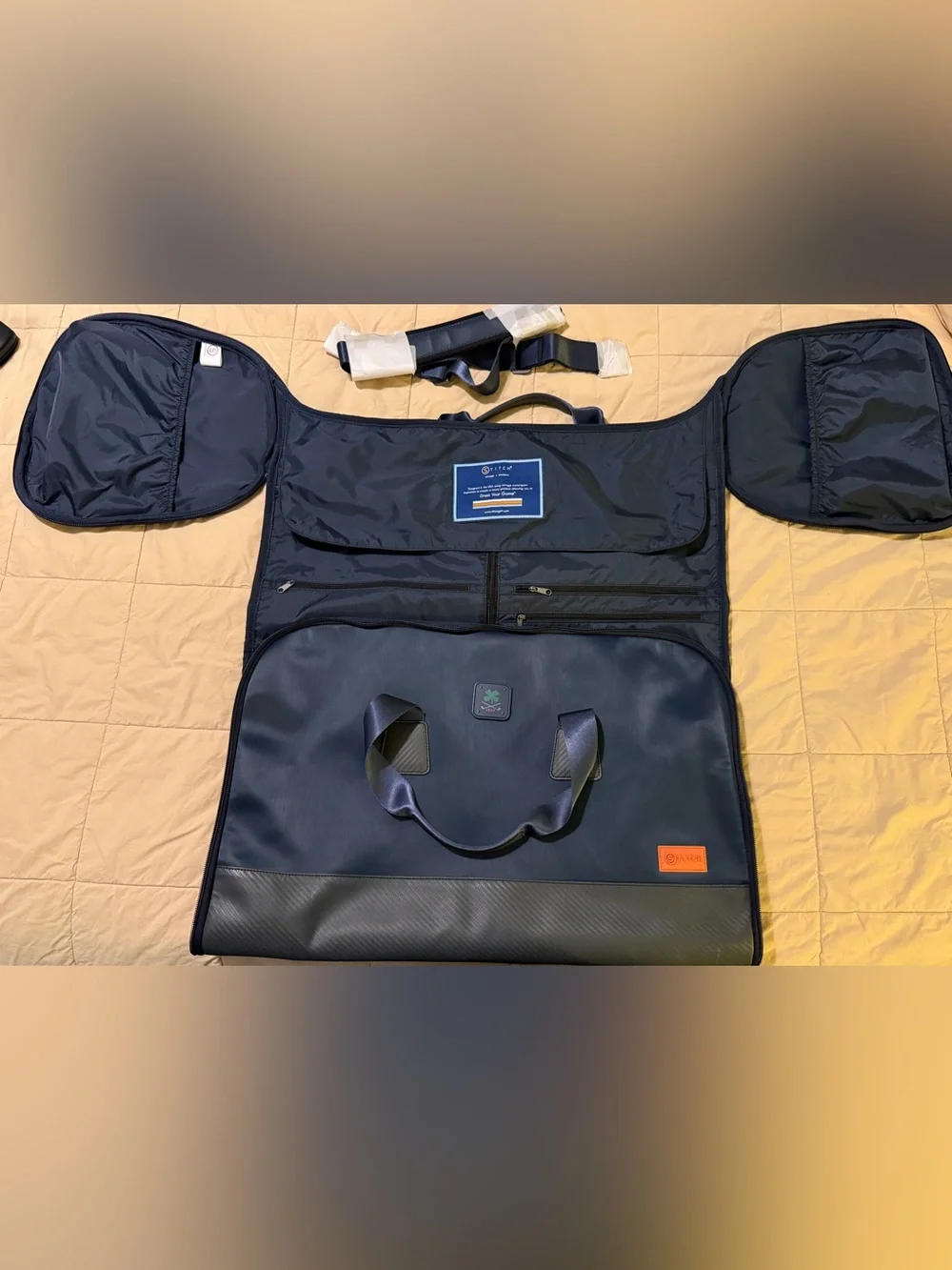 STITCH Navy Ultimate Golf Garment Travel Bag Tote Duffle NWOT Older Model